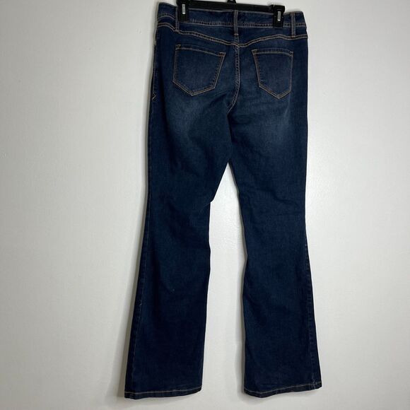 Torrid Luxe Slim Boot Jeans Womens Super Stretch Dark Wash Sz 10T Feel the Fit - Picture 3 of 9